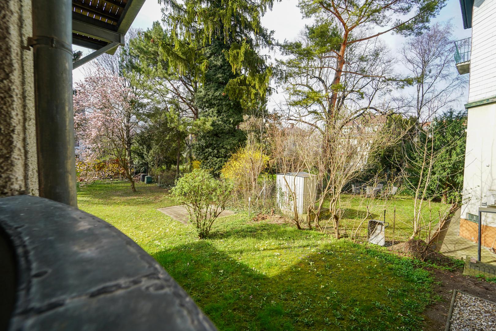 Ausblick Balkon