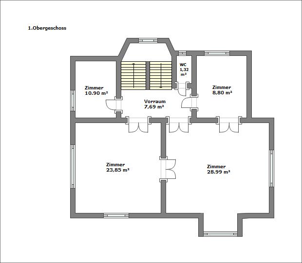 Grundrissplan 1.OG